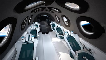 Virgin Galactic reveals the interiors of its SpaceShipTwo Cabin that will take tourists to space