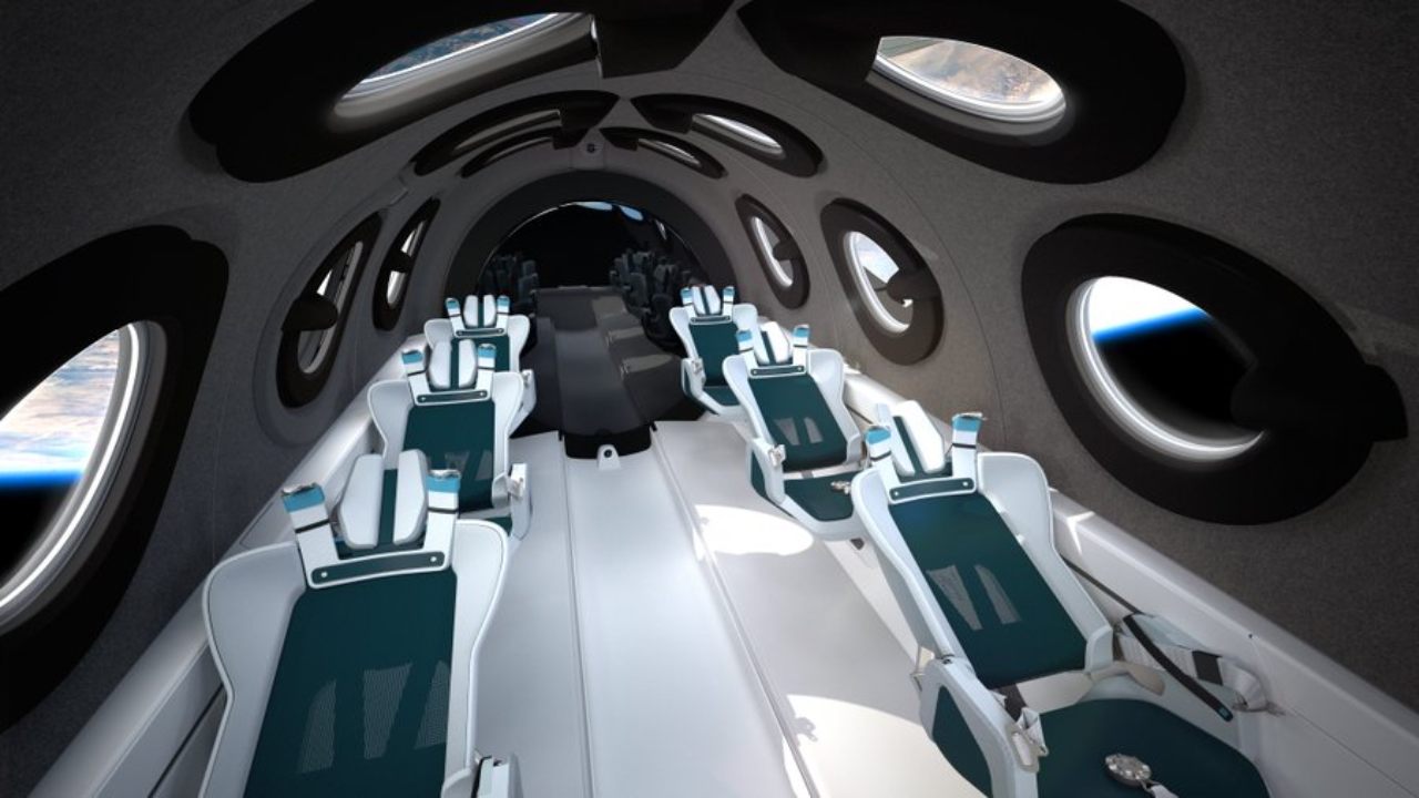 Virgin Galactic reveals the interiors of its SpaceShipTwo Cabin that will take tourists to space Virgin Galactic reveals the interiors of its SpaceShipTwo Cabin that will take tourists to space