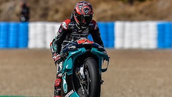 MotoGP: Fabio Quartararo wins Spanish Grand Prix; six-time defending champion Marc Márquez crashes out