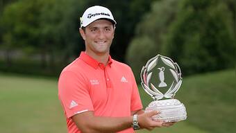 Spain’s Jon Rahm overcomes two-shot penalty to claim victory at Memorial Tournament