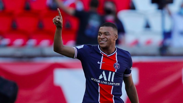 Ligue 1: Tireless Kylian Mbappe sends Paris Saint-Germain top with brace in 4-0 win at Nimes Ligue 1: Tireless Kylian Mbappe sends Paris Saint-Germain top with brace in 4-0 win at Nimes