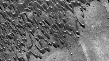 Martian Megaripples: Shifting sand dunes in slow migration spotted on Mars for the first time