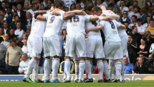 Leeds United sit atop the Championship table with 87 points. Twitter @LUFC