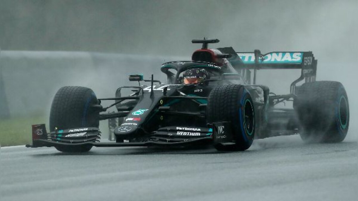 Formula 1 2020: Mercedes' Lewis Hamilton takes pole position for Styrian GP after rain-marred qualifying