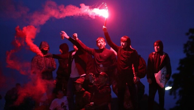 Liverpool disappointed with fans not heeding to 'celebrate at home' advice; Merseyside police arrests 9 Liverpool disappointed with fans not heeding to 'celebrate at home' advice; Merseyside police arrests 9