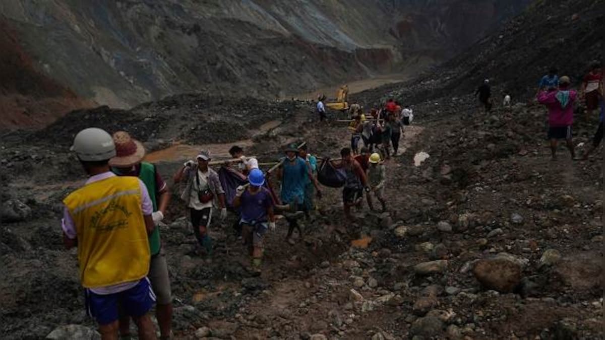 Toll in Myanmar jade mine landslide rises to 162; rescue teams say many feared missing in Hpakant