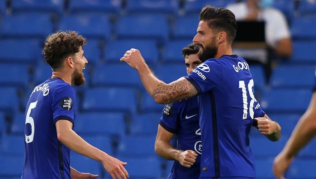 Premier League: Olivier Giroud header boosts Chelsea's Champions League chances with victory over Norwich Premier League: Olivier Giroud header boosts Chelsea's Champions League chances with victory over Norwich