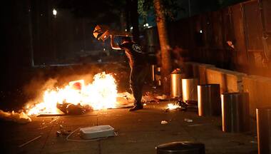 As demonstrations escalate across US, peaceful protesters sympathise with aggressive tactics