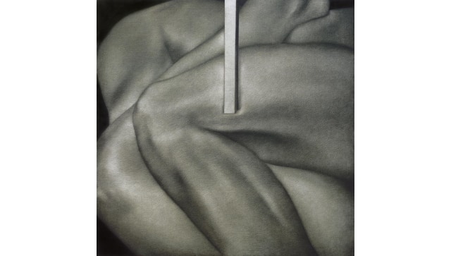 Rameshwar Broota, Absorbed, 2001, Oil on canvas, Collection Private 