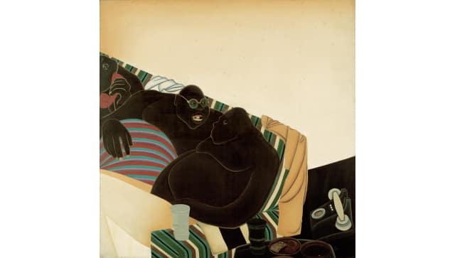 Rameshwar Broota, Untold Story, 1976, Oil on canvas. Collection Lalit Kala Akademi, New Delhi 