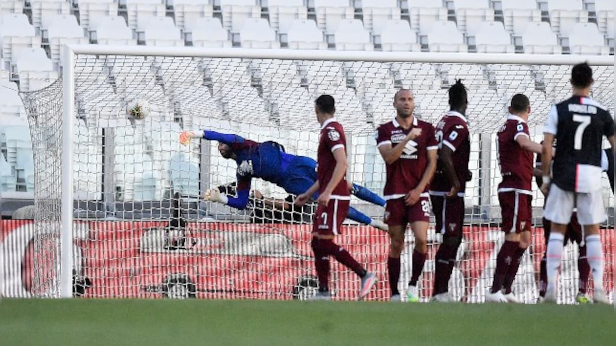 Serie A: Cristiano Ronaldo sparkles in Gianluigi Buffon's record-breaking appearance as Juventus beat Torino