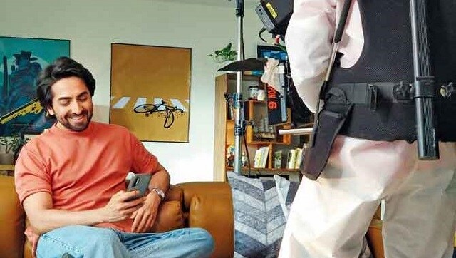 Coronavirus Outbreak: Ayushmann Khurrana films a commercial in Chandigarh; says 'great' to be back on set Coronavirus Outbreak: Ayushmann Khurrana films a commercial in Chandigarh; says 'great' to be back on set