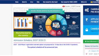Telangana DOST 2020: Phase-I registration for admission to degree colleges postponed for 15 days, updated schedule to be announced later