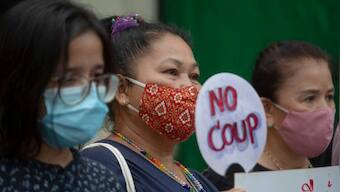 Thai LGBT activists raise pride flag in youth protests demanding its military govt to step down