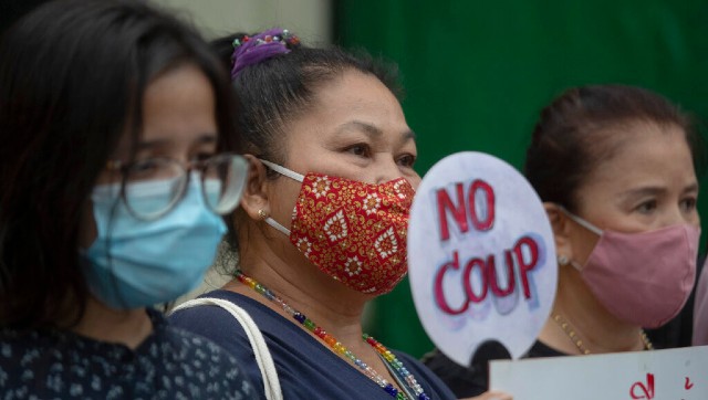 Thai LGBT activists raise pride flag in youth protests demanding its military govt to step down Thai LGBT activists raise pride flag in youth protests demanding its military govt to step down