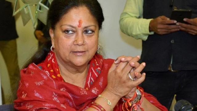 'Don't drag BJP through mud': Vasundhara Raje asks CM Ashok Gehlot to not link party with Congress infighting 'Don't drag BJP through mud': Vasundhara Raje asks CM Ashok Gehlot to not link party with Congress infighting
