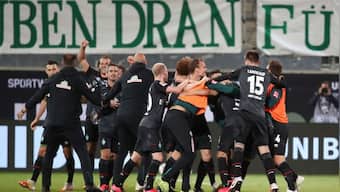 Bundesliga: Werder Bremen avoid relegation by beating Heidenheim on away goals in playoff