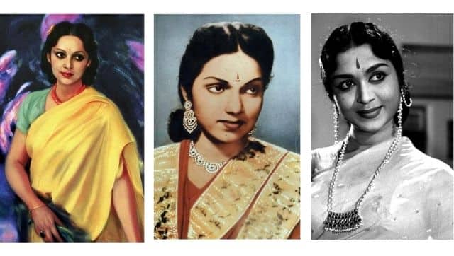 From left: Devika Rani Roerich, Bhanumathi Ramakrishna and B Saroja Devi.