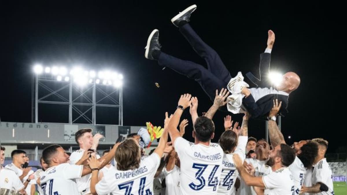 Winning LaLiga 'best day of my professional life,' says Real Madrid manager Zinedine Zidane