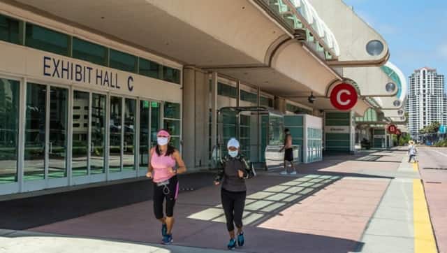 Deserted San Diego Convention Centre