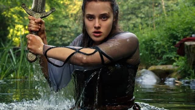 Katherine Longbottom in a still from Cursed