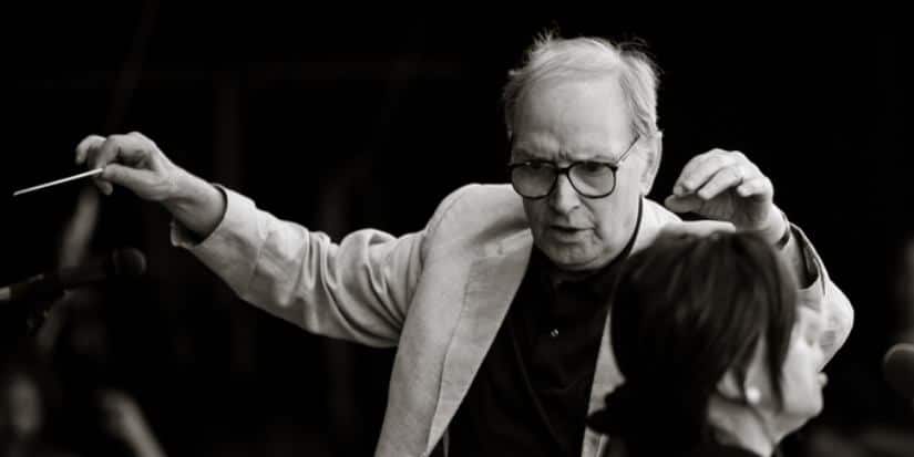 Ennio Morricone. Image from Twitter @BFI