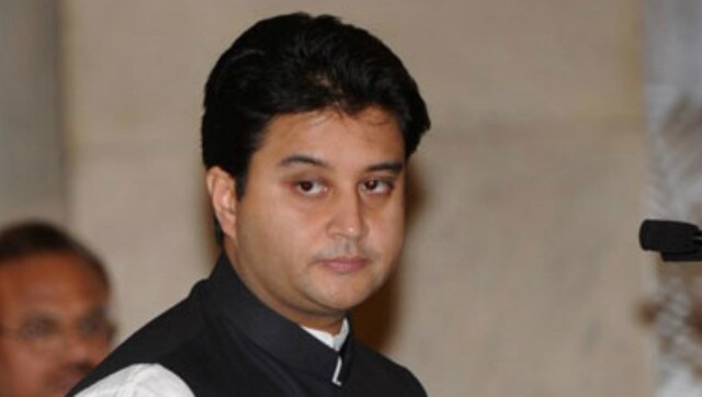 'Press hand button', says BJP's Jyotiraditya Scindia in slip of tongue at rally in MP's Dabra