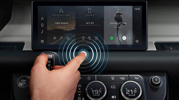 Jaguar Land Rover teams up with University of Cambridge to develop an AI-based contactless touchscreen tech