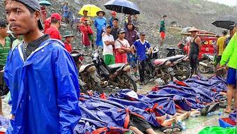 Landslide at a jade mine in Myanmar's Hpakant killes over 50; local reports say 200 missing