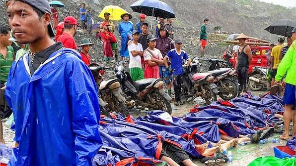 Landslide at a jade mine in Myanmar's Hpakant killes over 50; local reports say 200 missing
