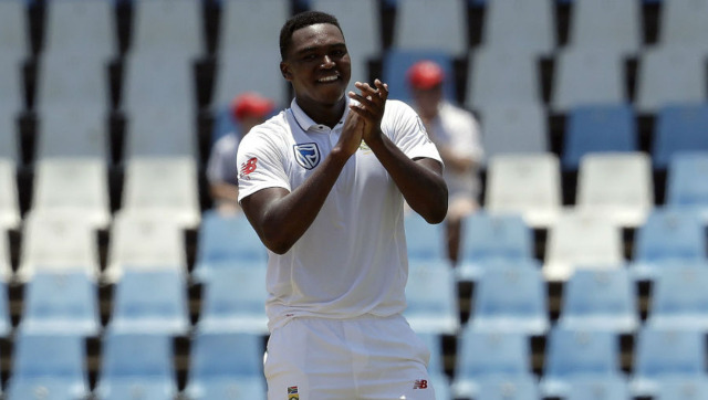 South Africa pacer Lungi Ngidi says damp towel could help shine balls during interim saliva ban South Africa pacer Lungi Ngidi says damp towel could help shine balls during interim saliva ban