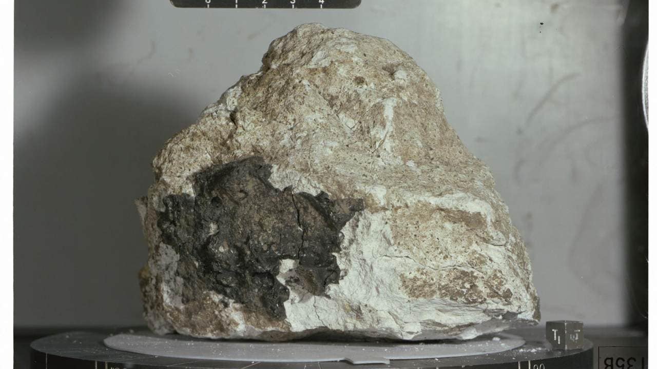 One of the oldest Moon rocks Image credit:  NASA 
