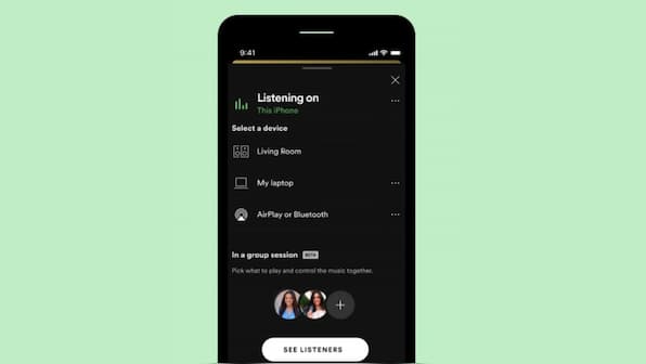 Spotify Premium users can now host a Group session with up to five people, even if they are far away