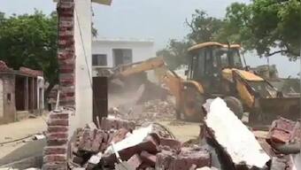 Two days after Vikas Dubey's men kills 8 cops, Kanpur administration bulldozes gangster's mansion, destroys his cars