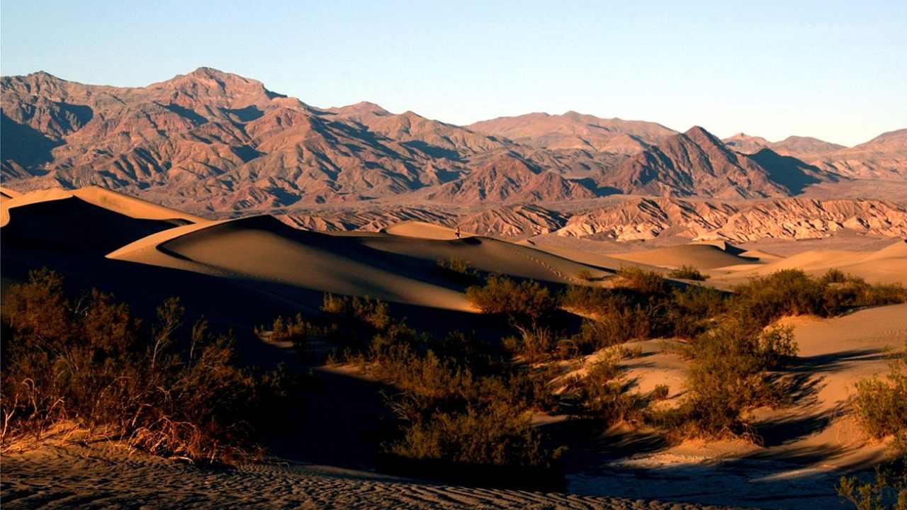 Death Valley in California recorded the hottest temperature on earth on Sunday. Image credit: Wikipedia 