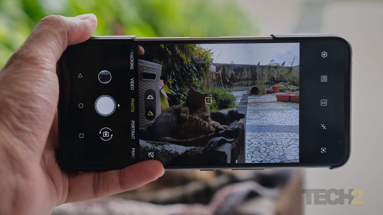The camera UI has all the bells and whistles you’d expect from a top-of-the-line smartphone those days. You get the usual assortment of portrait, panorama, macro, ultra-wide, video, and pro modes. Image: Anirudh Regidi