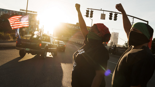 Portland shooting amplifies tensions in presidential race as Donald Trump ramps up attacks, Democrats fire back Portland shooting amplifies tensions in presidential race as Donald Trump ramps up attacks, Democrats fire back