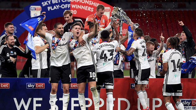 Championship playoff final: Fulham beat Brentford to secure Premier League promotion after one season away Championship playoff final: Fulham beat Brentford to secure Premier League promotion after one season away