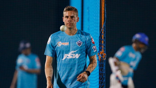 IPL 2021: Anrich Nortje comes out of quarantine, joins DC team bubble after testing negative thrice for COVID-19 IPL 2021: Anrich Nortje comes out of quarantine, joins DC team bubble after testing negative thrice for COVID-19