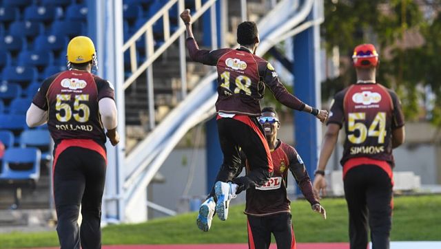 CPL 2020: Trinbago Knight Riders maintain winning run with fifth victory; Mohammed Nabi shines in St Lucia Zouks' win CPL 2020: Trinbago Knight Riders maintain winning run with fifth victory; Mohammed Nabi shines in St Lucia Zouks' win