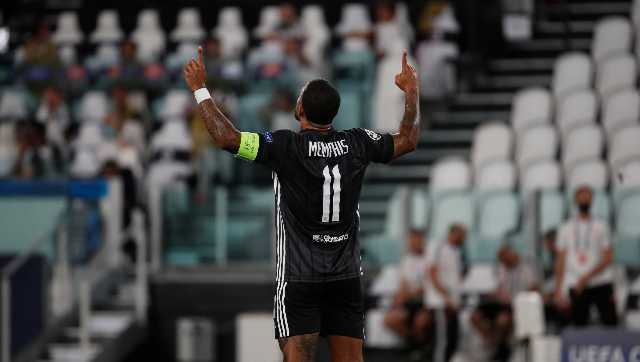 Lyon’s Memphis Depay celebrated his 12th-minute penalty goal with fingers very pointedly plugged into his cheers, as if to say to his naysayers, “you can keep talking, I’ll keep scoring.” AP