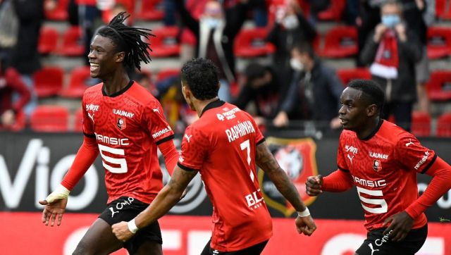 Ligue 1: Eduardo Camavinga's goal propels Rennes to win over Montpellier as both teams see red; Nice beat Strasbourg Ligue 1: Eduardo Camavinga's goal propels Rennes to win over Montpellier as both teams see red; Nice beat Strasbourg
