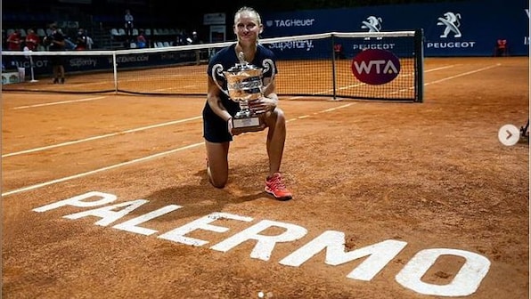 Palermo Ladies Open: France's Fiona Ferro upsets fourth-seed Anett Kontaveit to clinch title