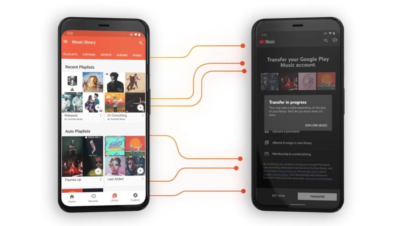 Google Play Music has made way for YouTube Music. Image: Google/YouTube