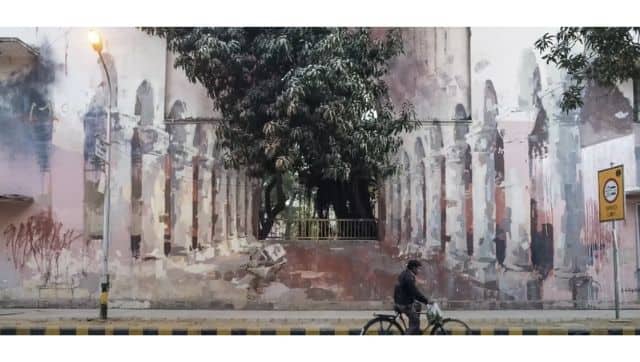 A mural in Delhi's Lodhi Art District
