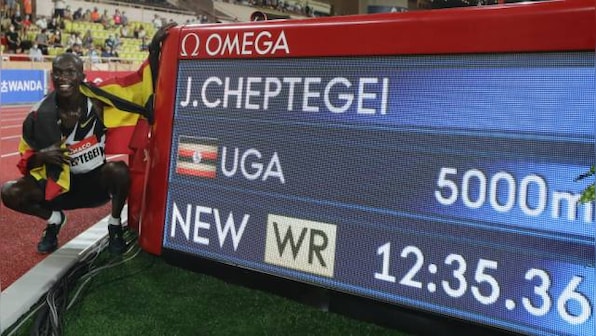 Monaco Diamond League: Joshua Cheptegei breaks 16-year-old 5,000m world record, Noah Lyles' raised fist protest as athletics returns