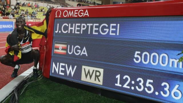 Monaco Diamond League: Joshua Cheptegei breaks 16-year-old 5,000m world record, Noah Lyles' raised fist protest as athletics returns Monaco Diamond League: Joshua Cheptegei breaks 16-year-old 5,000m world record, Noah Lyles' raised fist protest as athletics returns