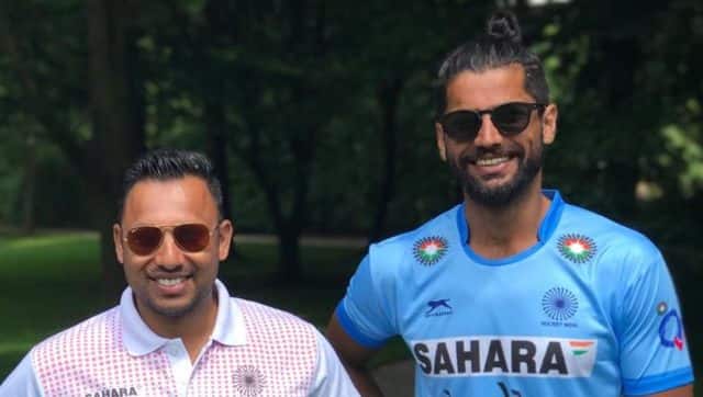 Rupinder Pal Singh credits former India player Jugraj Singh for getting him into drag flicking. Image: Twitter/@rupinderbob3