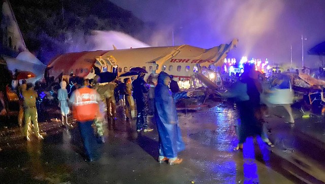 Air India Express flight from Dubai skids off runway after landing at Kozhikode airport; list of 190 passengers onboard Air India Express flight from Dubai skids off runway after landing at Kozhikode airport; list of 190 passengers onboard