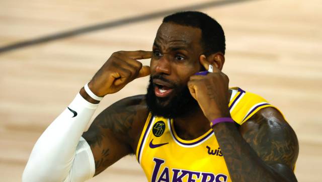 'We could care less': NBA star LeBron James brushes off US president Donald Trump's blast 'We could care less': NBA star LeBron James brushes off US president Donald Trump's blast